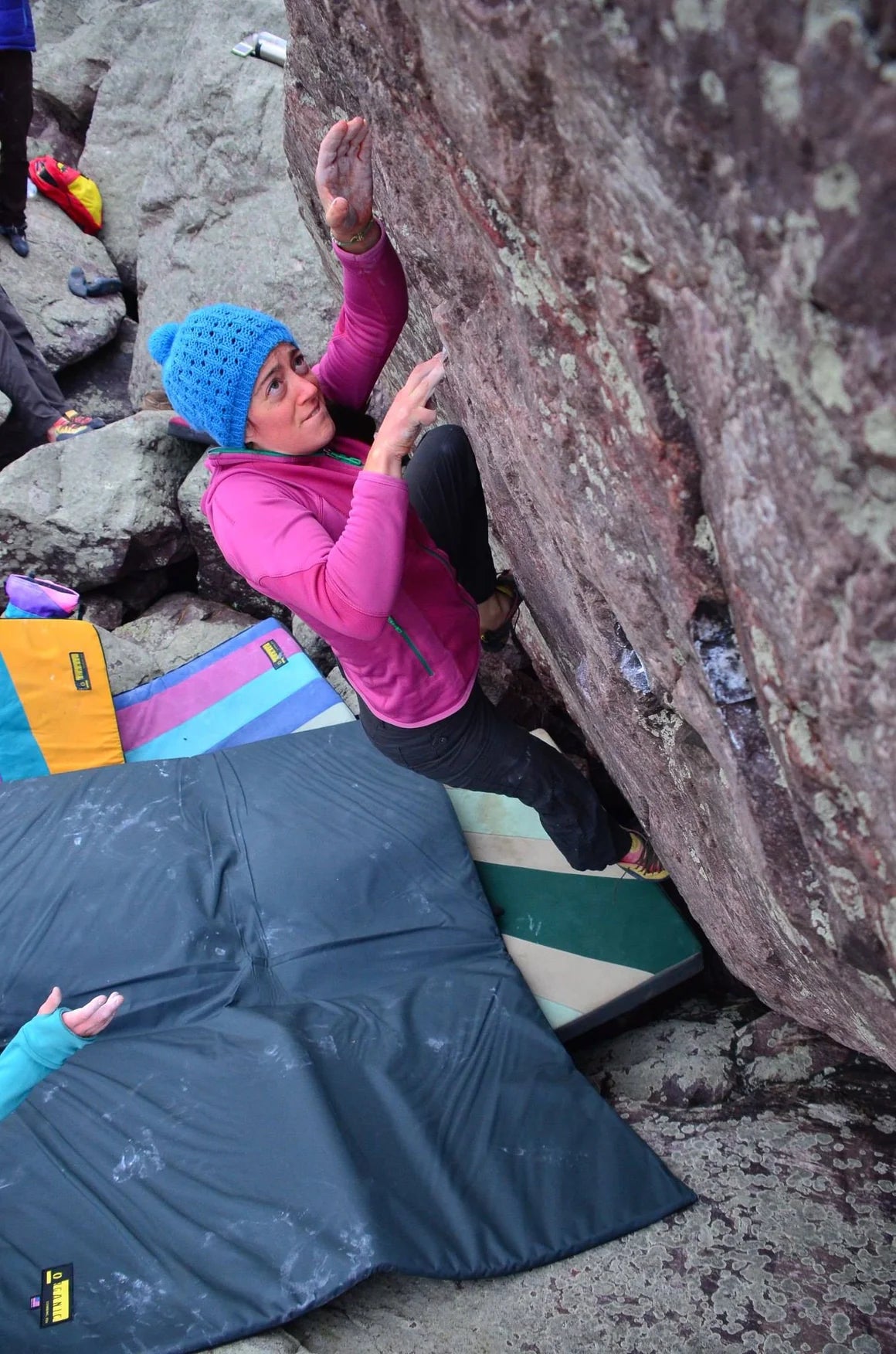 Organic Climbing Blubber Pad - Rental in use