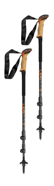pair of makalu cork lite trekking poles