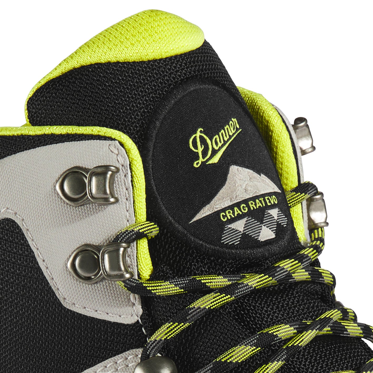 Danner Crag Rat Evo Men's Mountaineering Boots - WIDE, detail view of top