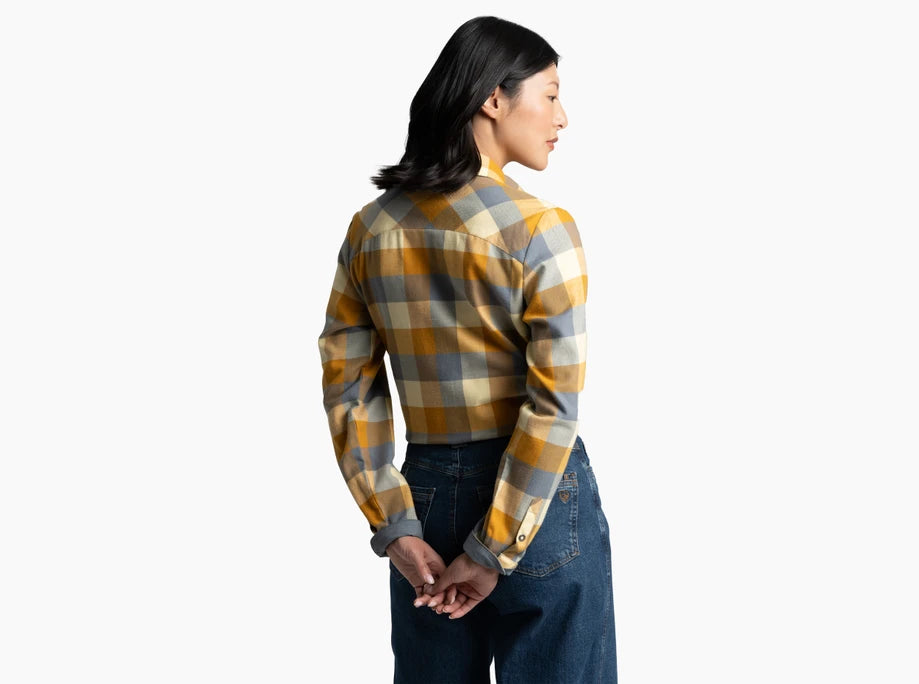 Kuhl Darcy Flannel Women's, color harvest, back