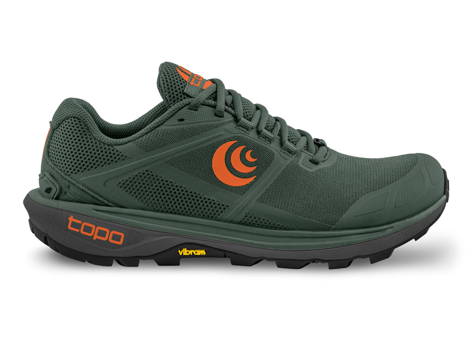 Topo Athletic Terraventure 4 Men's Trail Running Shoe side view, green