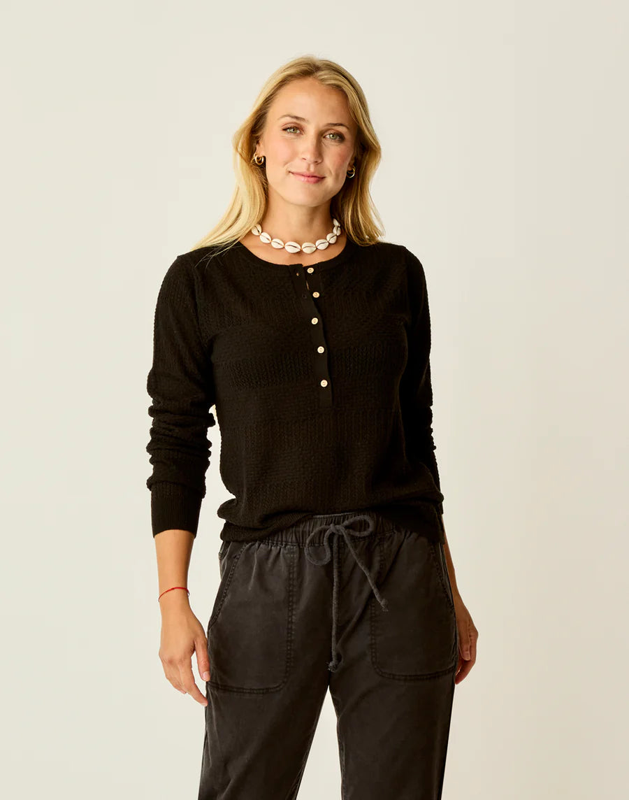 Carve Amara Pointelle Sweater Women's, black