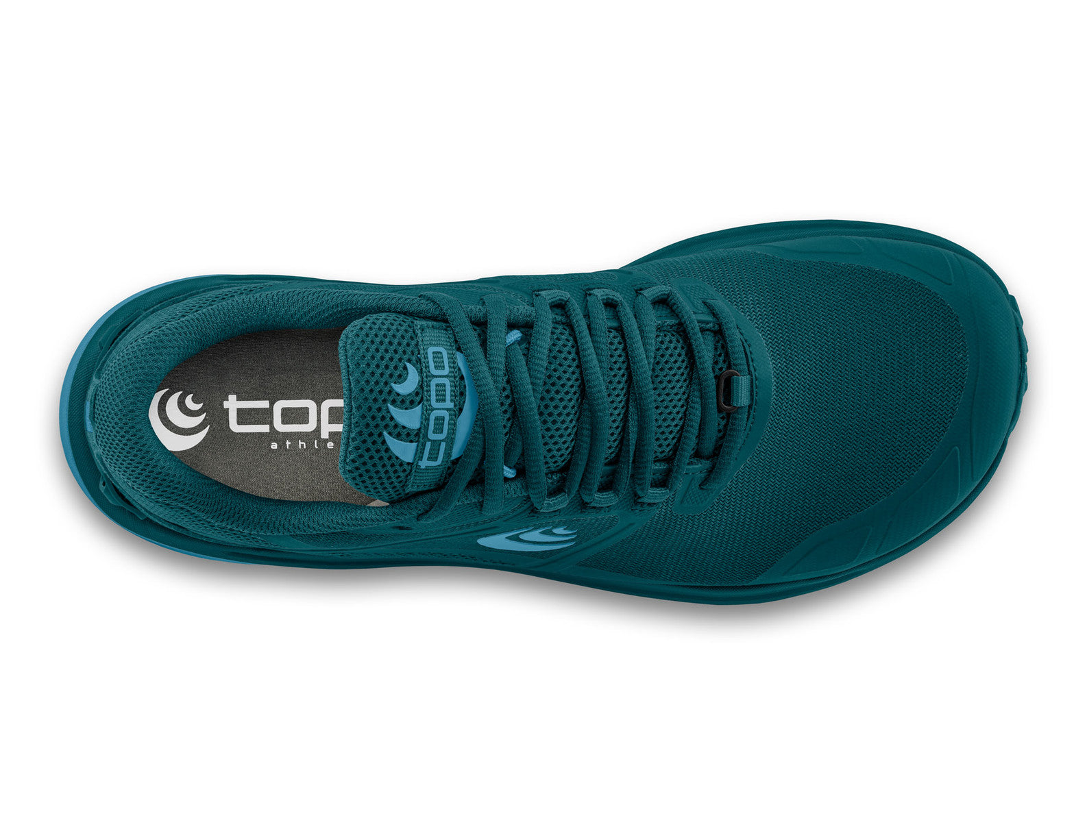 top down view, blue