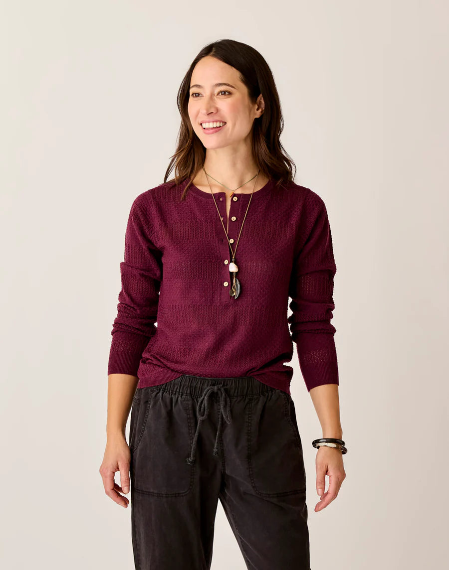 Carve Amara Pointelle Sweater Women's, nirvana