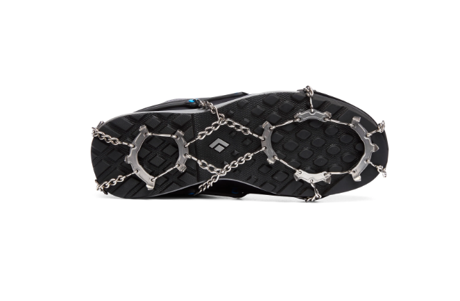 black diamond traction spike bottom view