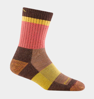 darn tough heady betty sock in earth