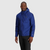 outdoor research mens helium jacket on a model in color galaxy front view