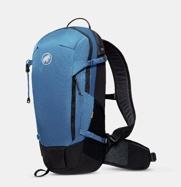 mammut lithium 15 in sapphire blue front view