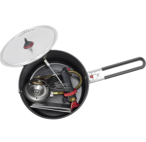 msr whisperlite international in a pot