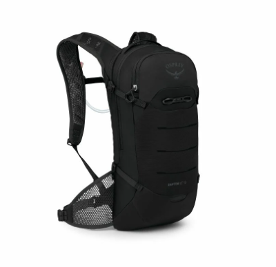 osprey raptor lt black front view