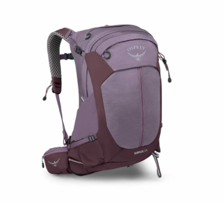 osprey sirrus 24 purple front view
