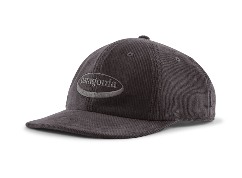 patagonia corduroy hat in ink black
