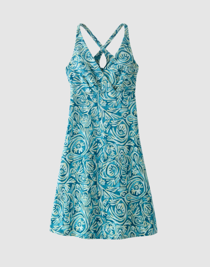 patagonia amber dawn dress in thin ice