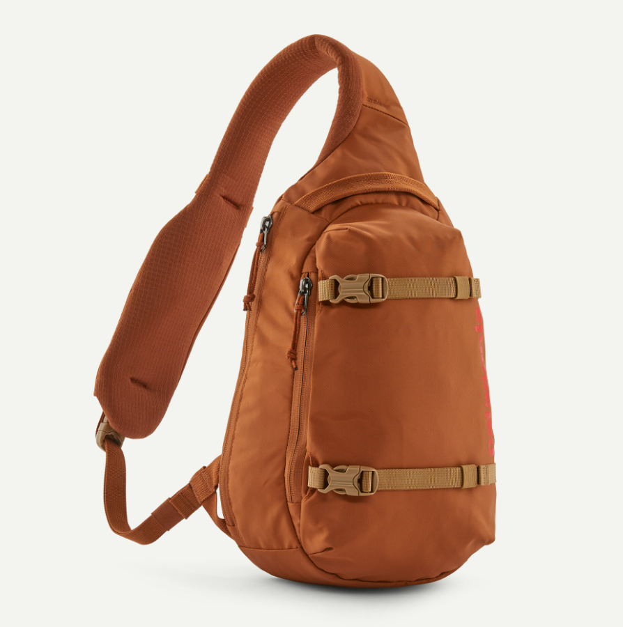 patagonia atom sling in robin brown