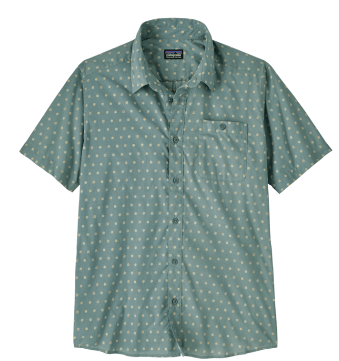 patagonia go to shirt in sun sage