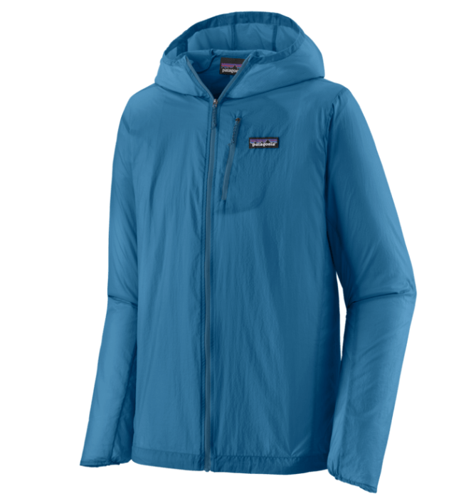 patagonia mens houdini in aquatic blue