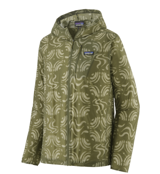 patagonia mens houdini in caper green