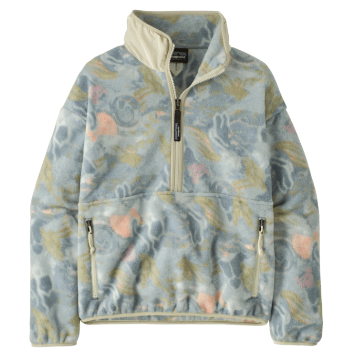 patagonia womens marsupial fleece in virtually blue