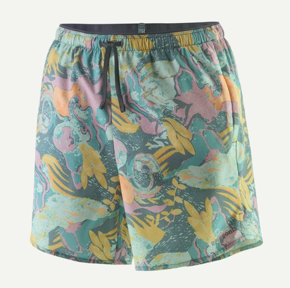 patagonia womens multi trail shorts in moon blue