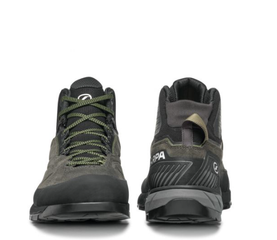 scarpa mens rapid mix gtx boot view of the toe and heel
