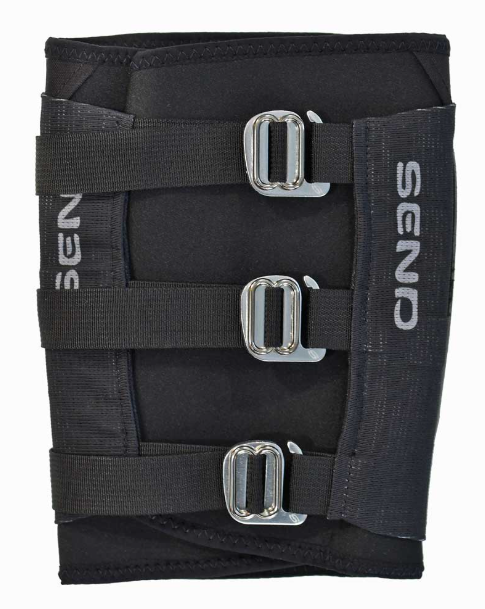 send large classic knee pad back view