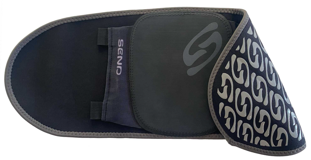 send slim mini knee pad open