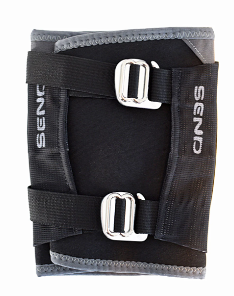 send slim mini knee pad back view
