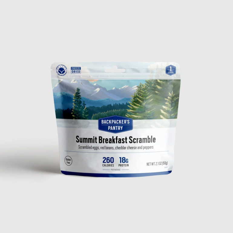 Backpacker's Pantry Summit Breakfast Scramble in bag front view