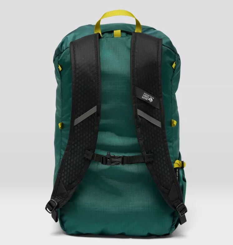 Mountain Hardwear UL 20 Backpack, backpanel and straps