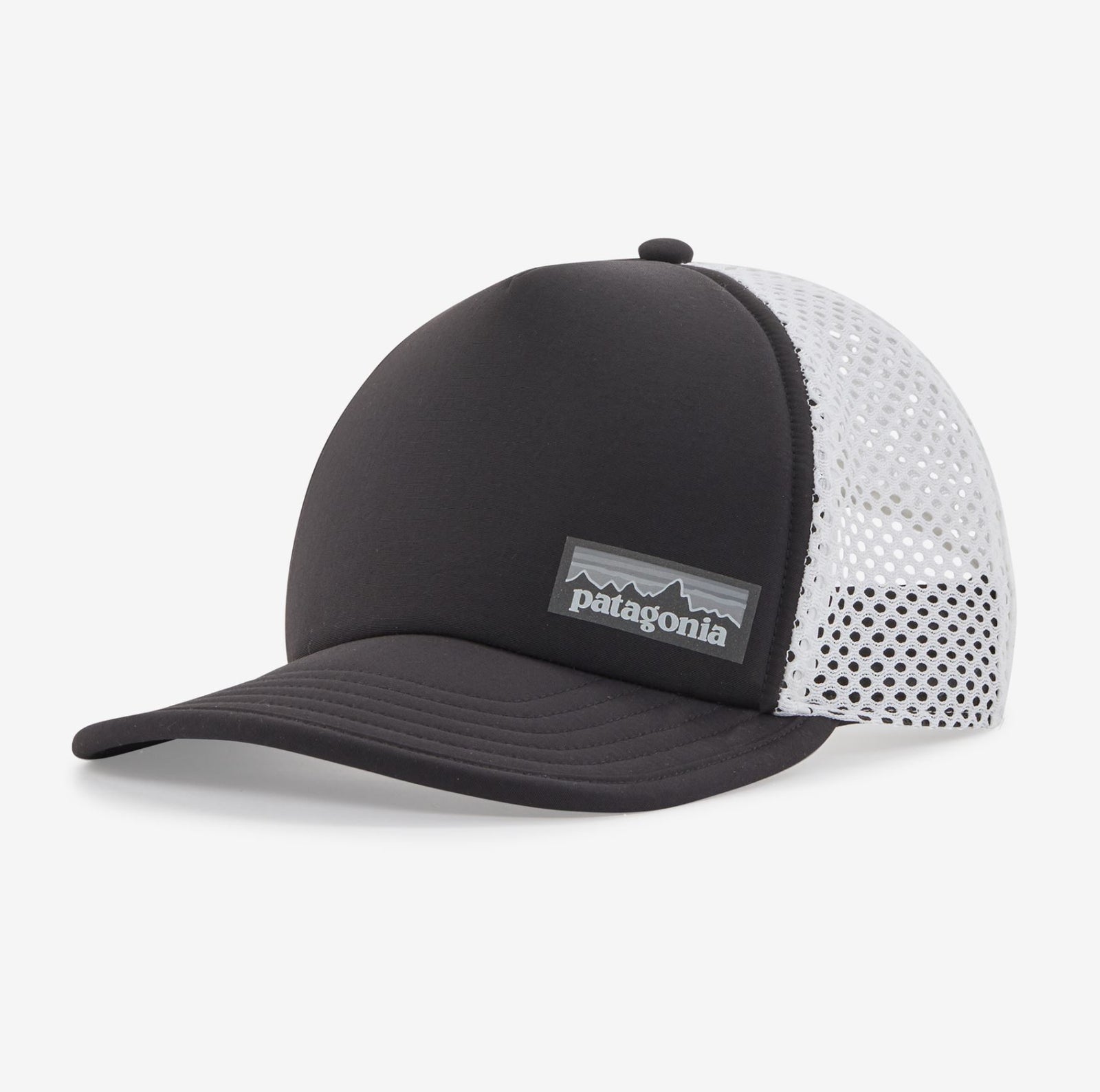 patagonia duckbill trucker hat in black