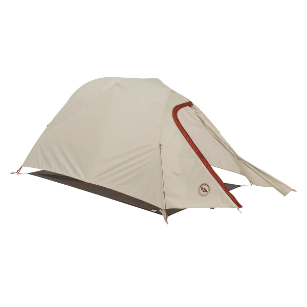 tent with fly on