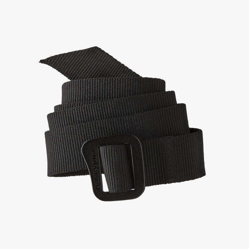 a coiled black friction belt