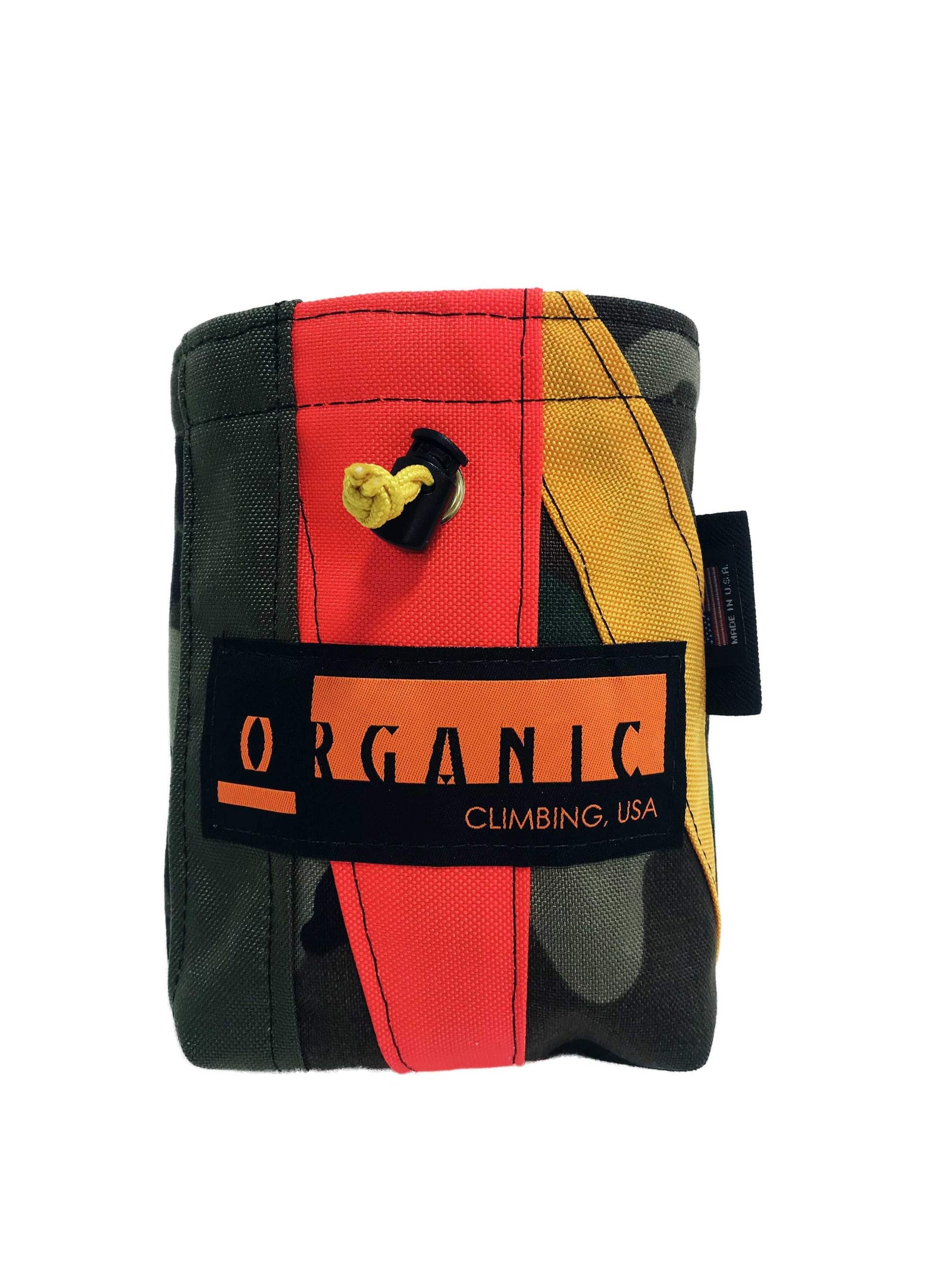 shades of red, yellow, and grey and black