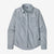 patagonia womens self-guided hike shirt in the color journeys: steam blue, front view