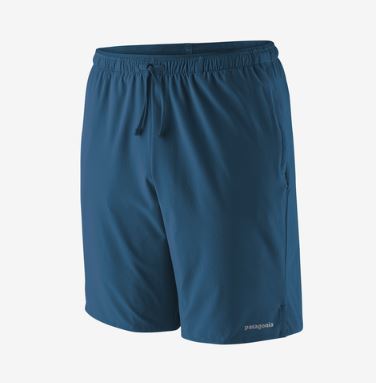 patagonia mens multi trails shorts in lagom blue