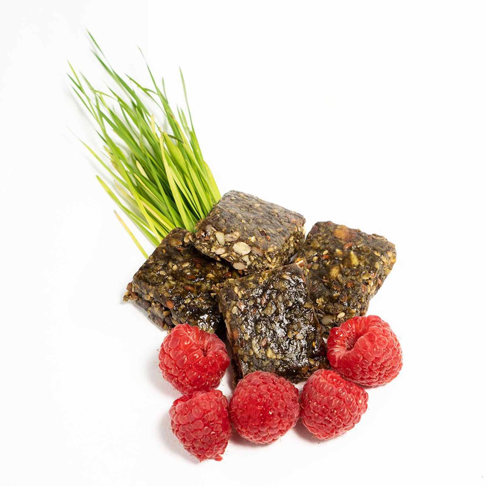 sample pieces of the superfruit slam probar with some of its ingredients