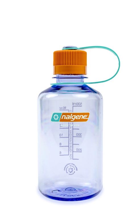 nalgene 16oz narrow mouth sustain water bottle in amethyst