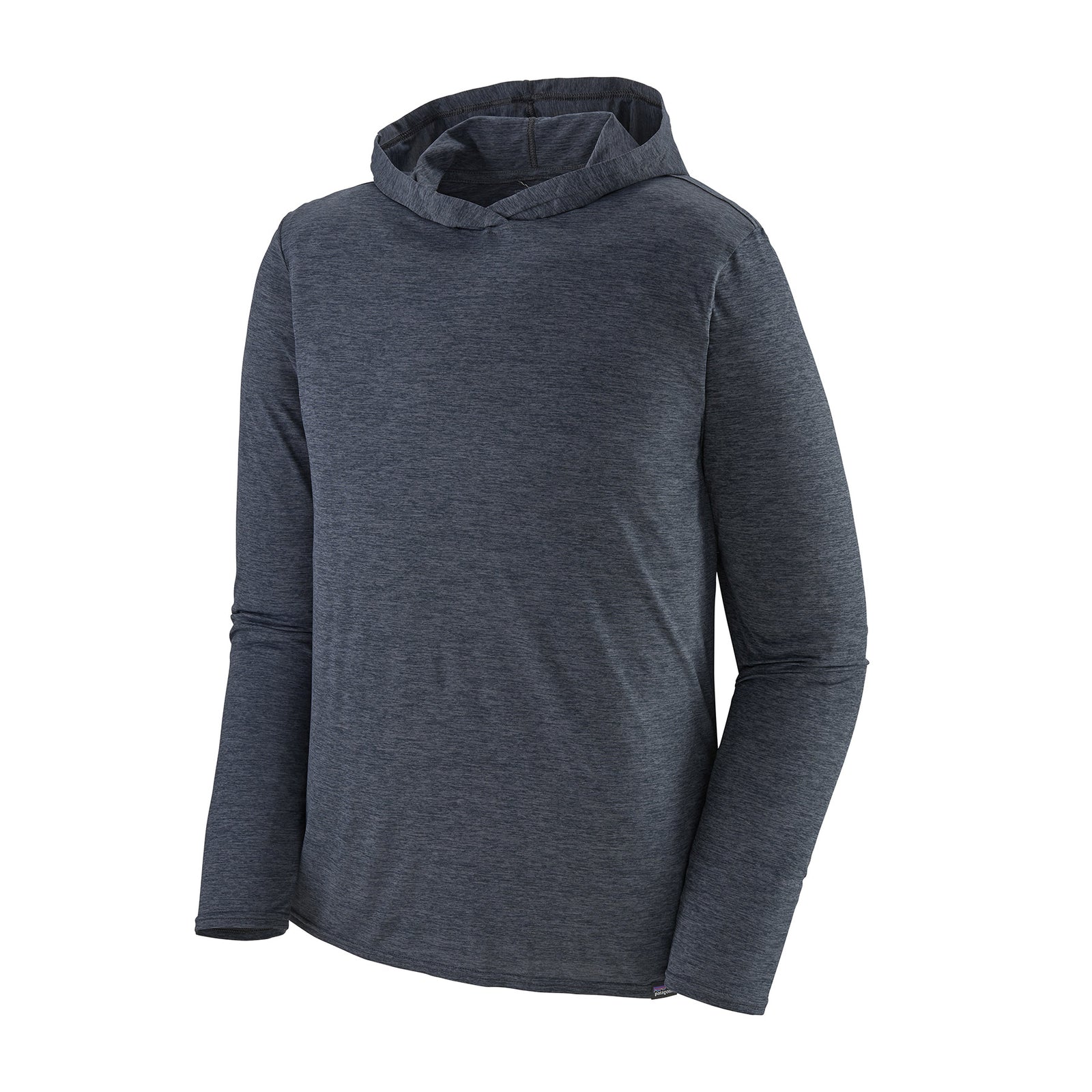 patagonia men's capilene cool daily hoody in smolder blue