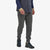 patagonia mens r2 techface pants in forge grey, front view on a model