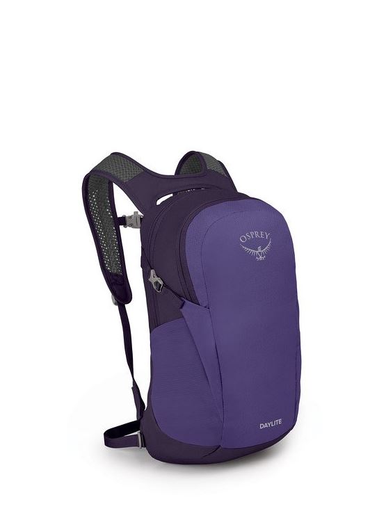 osprey daylite in purple, front view