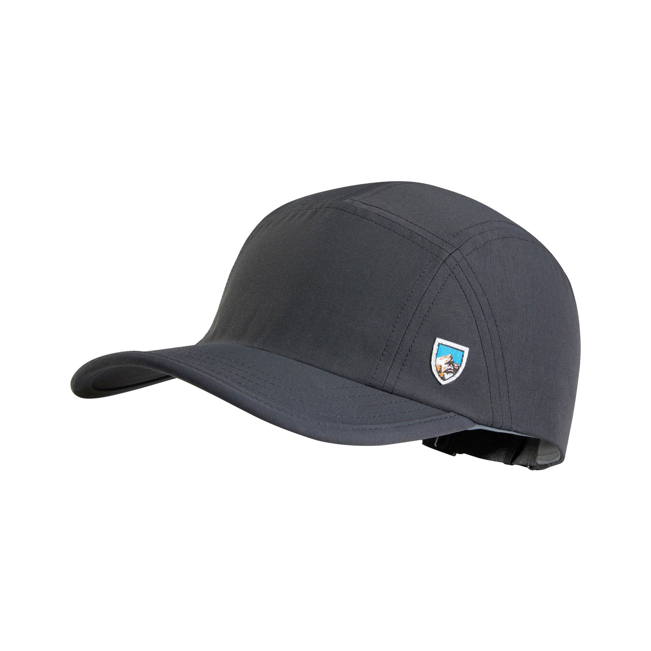 kuhl renegade cap mens front view in color dark grey