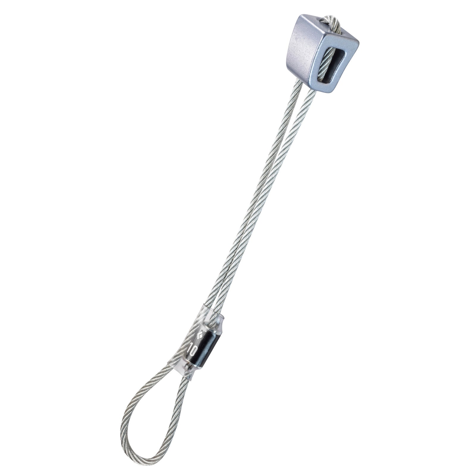 gray metal ball on wire string. very strong!