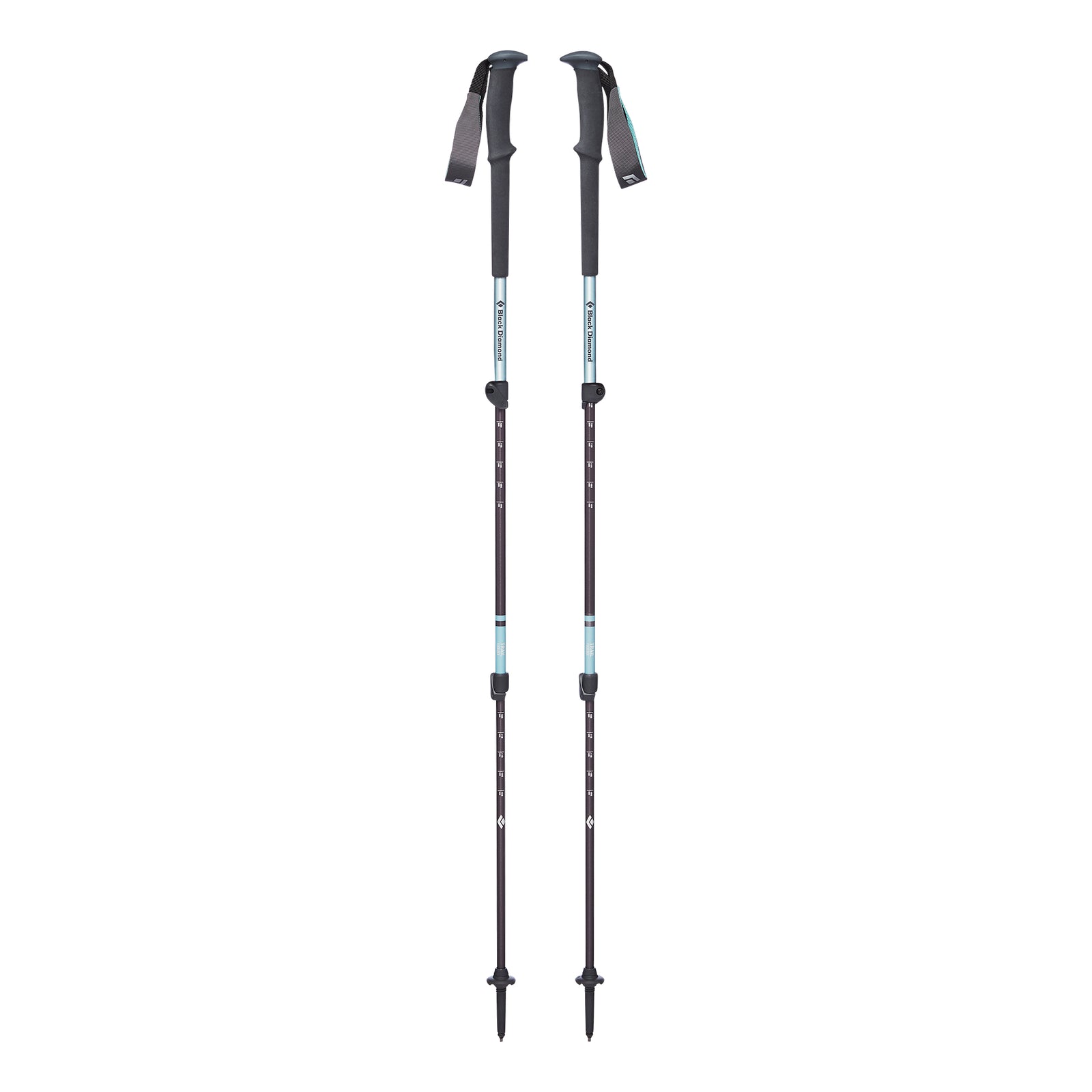 trekking poles extended