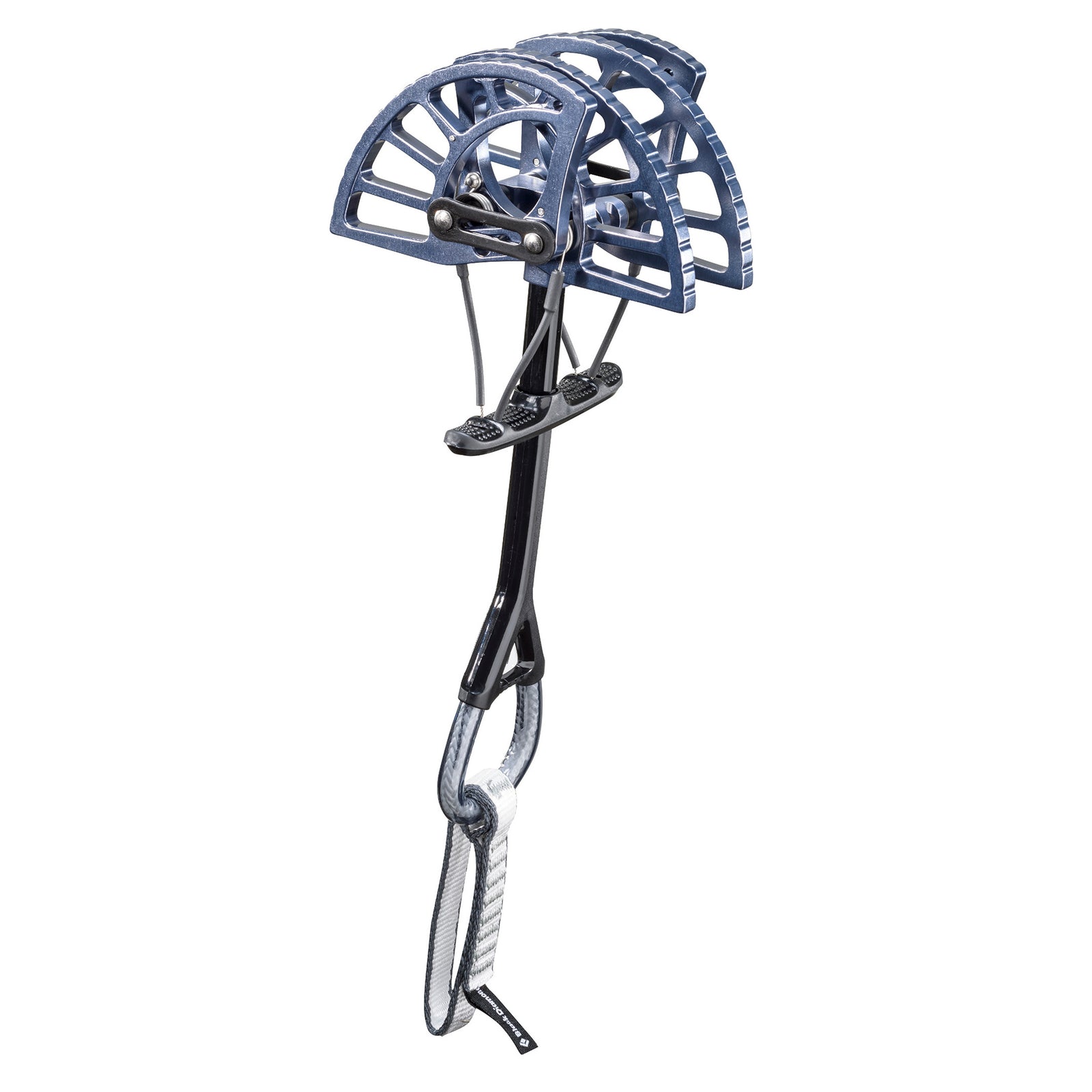 a photo of a black diamond ultralight camalot, size 4