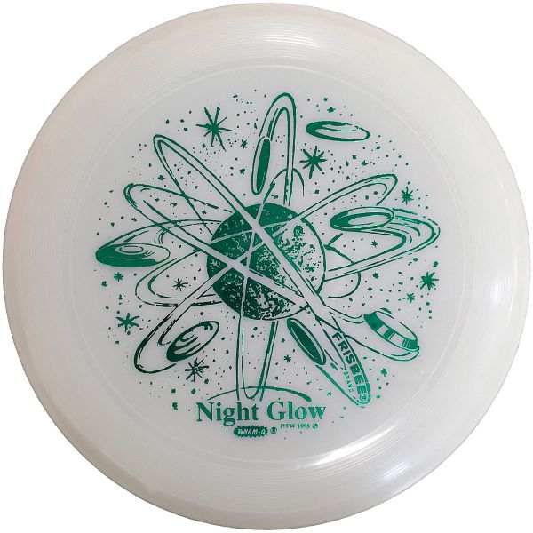 wham-O glow in the dark frisbee, 10 7/8&quot;