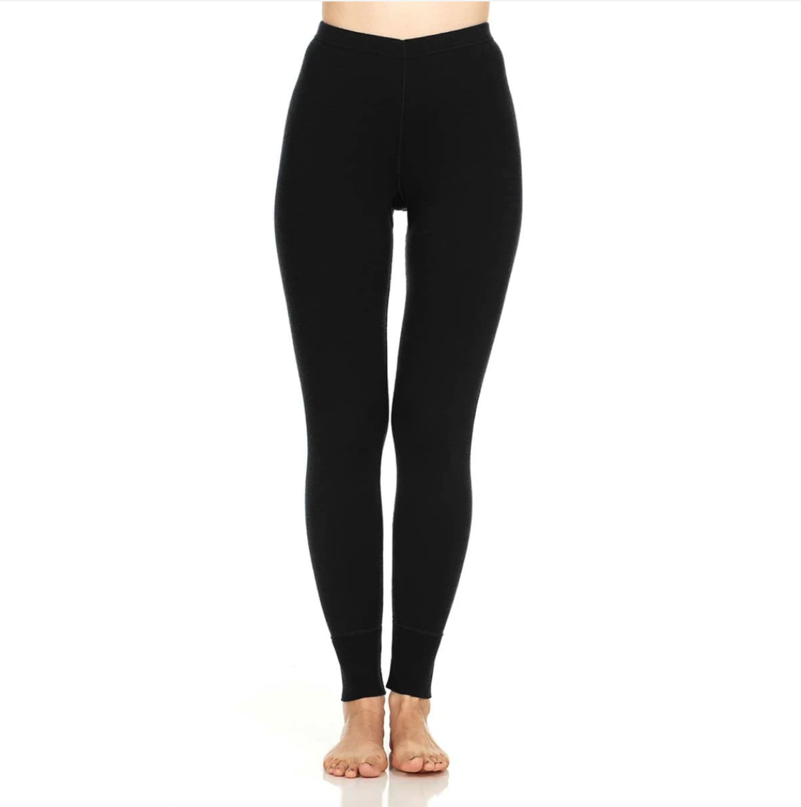 minus33 women's midweight wool bottom in black