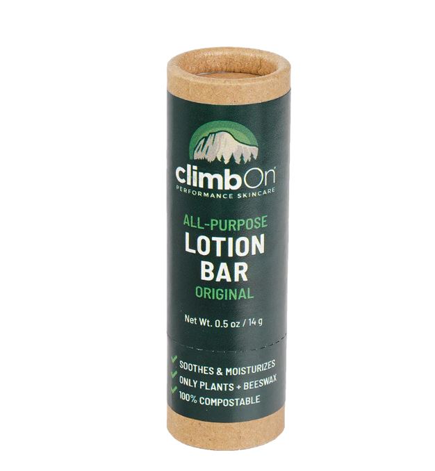 the climb on all purpose lotion bar in the 0.5 oz size
