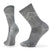 a pair of smartwool hike classic edition light cushion mountain pattern crew socks in the color black