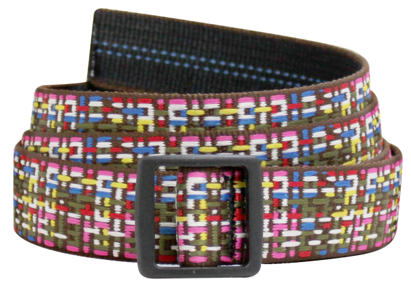 Bison Belts Slider Belt 25mm, chocolate sprinkles