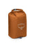 a photo of the osprey ultralight dry sack 12 liter in the color toffee orange